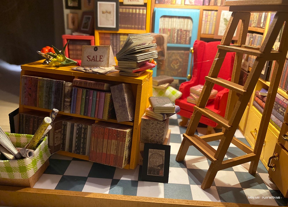 [手作‧若態袖珍屋] 山姆書店 -打造一間專屬於小小人Arr