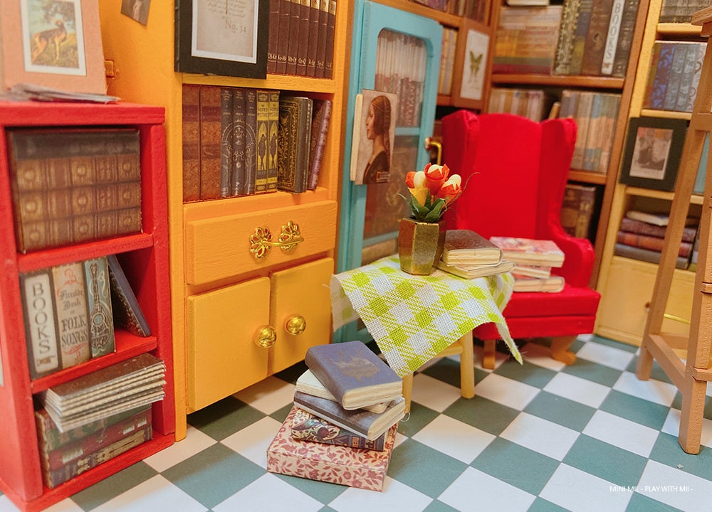 [手作‧若態袖珍屋] 山姆書店 -打造一間專屬於小小人Arr