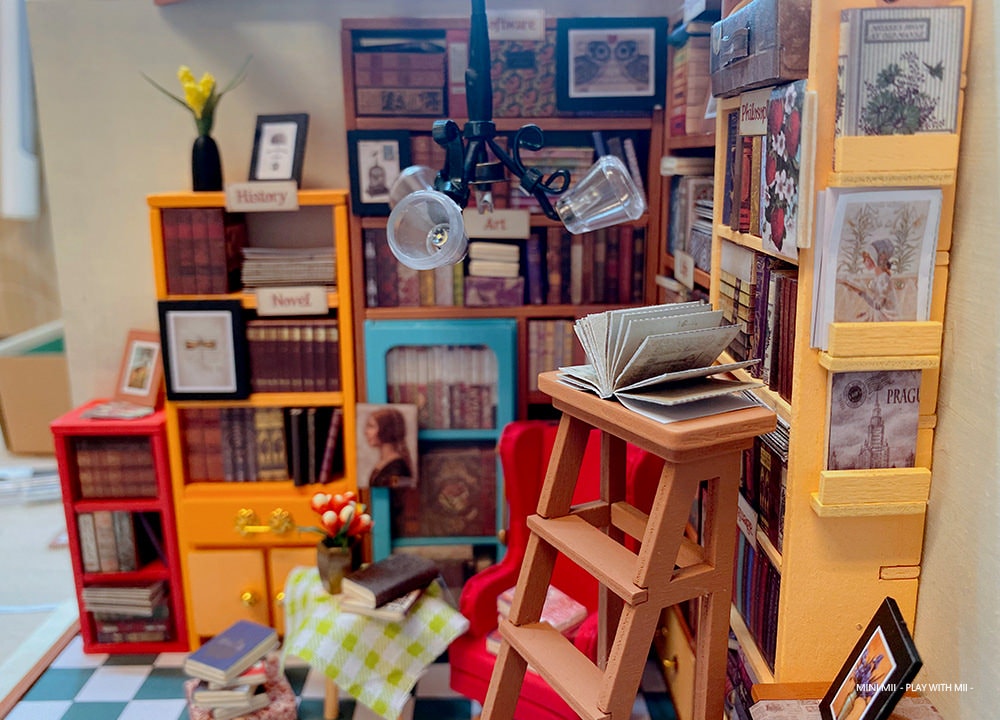 [手作‧若態袖珍屋] 山姆書店 -打造一間專屬於小小人Arr