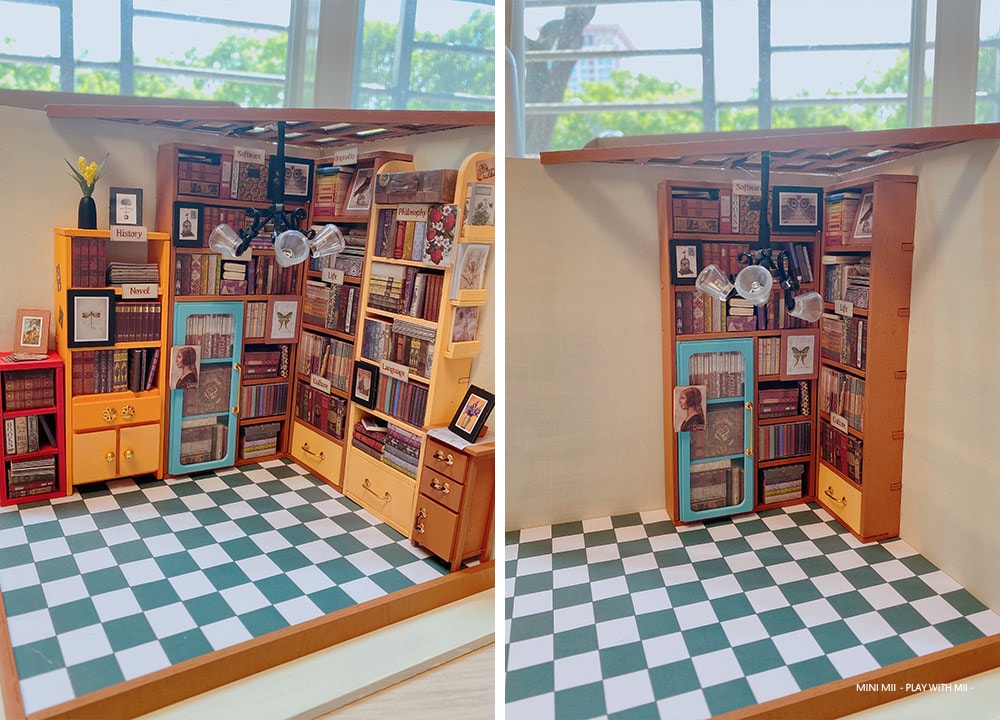 [手作‧若態袖珍屋] 山姆書店 -打造一間專屬於小小人Arr