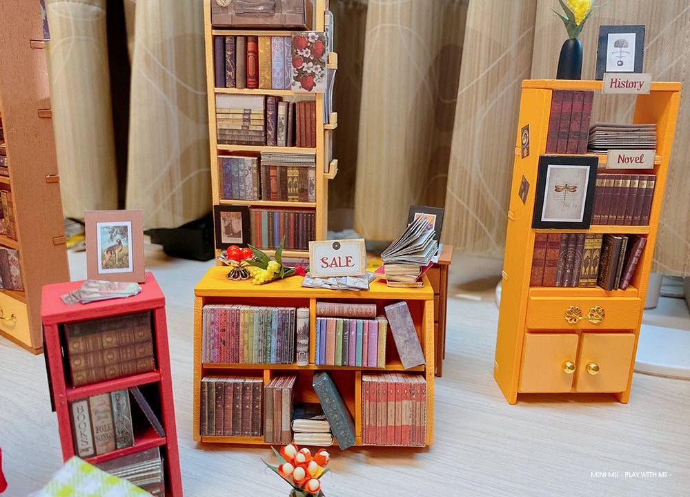 [手作‧若態袖珍屋] 山姆書店 -打造一間專屬於小小人Arr
