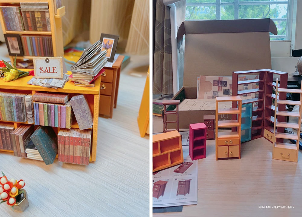 [手作‧若態袖珍屋] 山姆書店 -打造一間專屬於小小人Arr