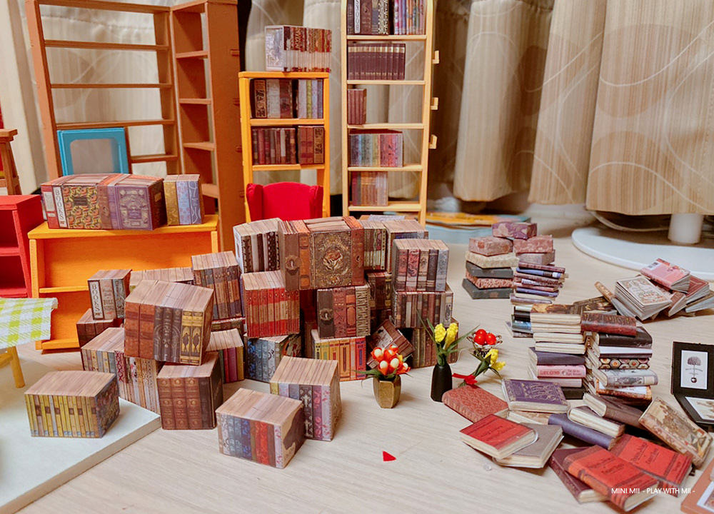 [手作‧若態袖珍屋] 山姆書店 -打造一間專屬於小小人Arr