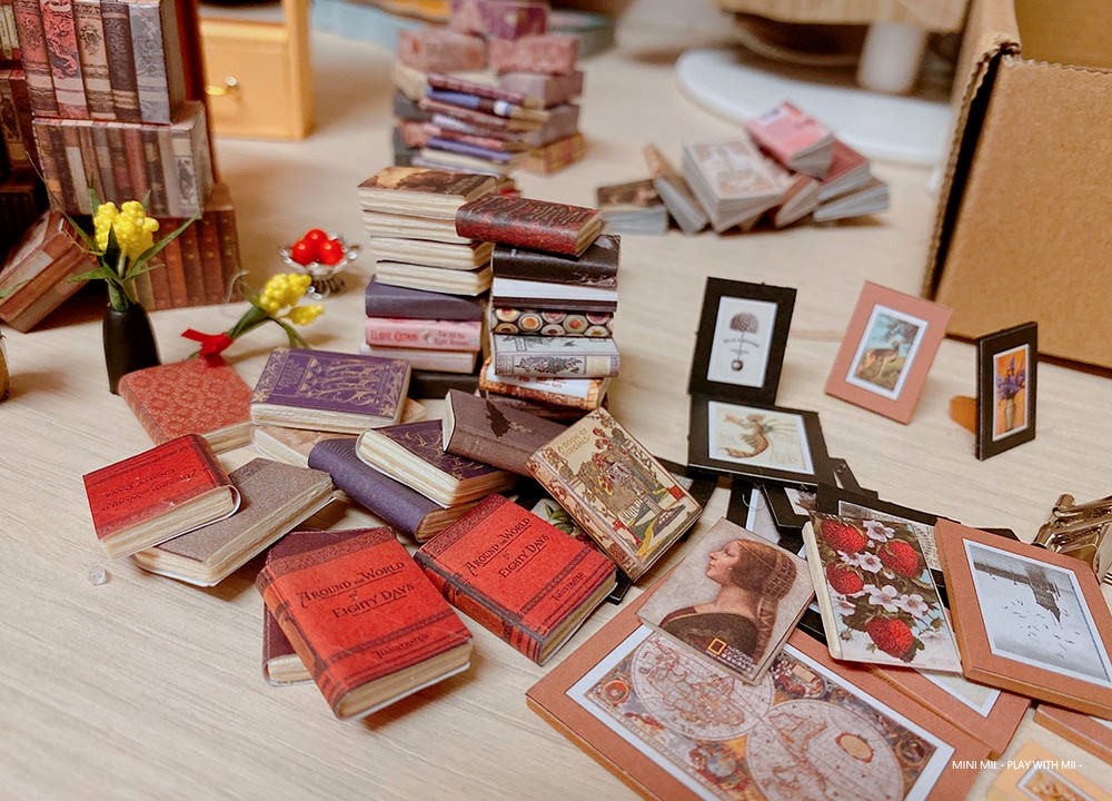 [手作‧若態袖珍屋] 山姆書店 -打造一間專屬於小小人Arr