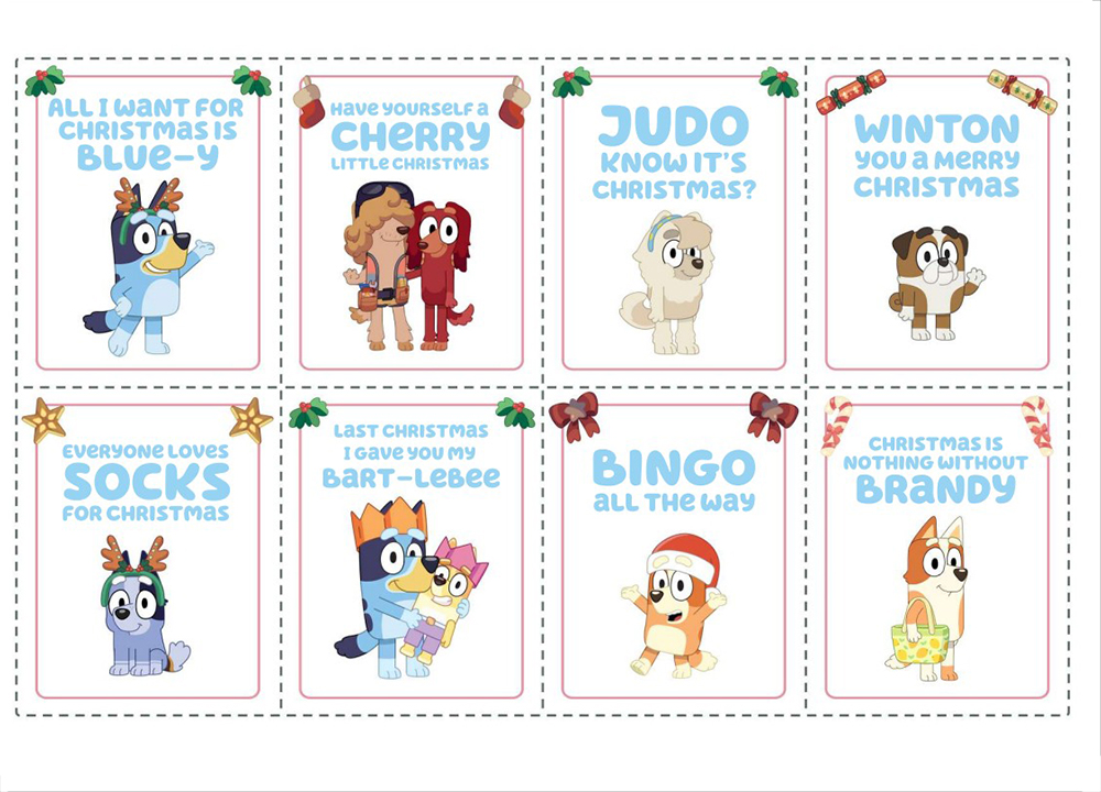 超值聖誕禮物書|Bluey:Bartlebee’s First Christmas|除了故事還有五份驚喜小禮物,生活化英語句型從動畫走進繪本裡 - 第17張圖 超值聖誕禮物書|Bluey:Bartlebee’s First Christmas|除了故事還有五份驚喜小禮物,生活化英語句型從動畫走進繪本裡