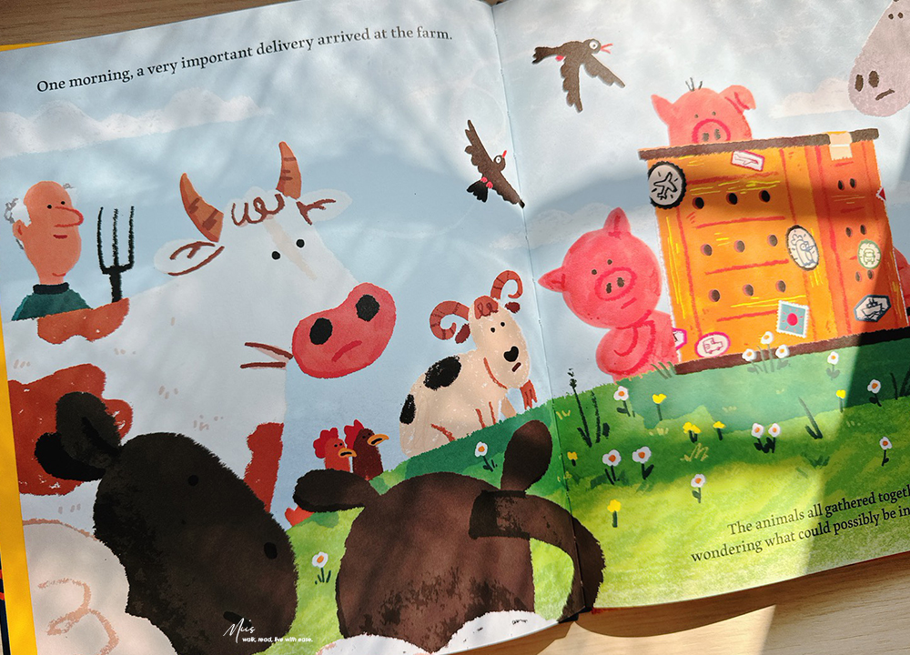 Wrong Time Rooster｜誰說公雞一定會準時？適合3-7歲｜關於挫折、同理心不內耗的幽默繪本