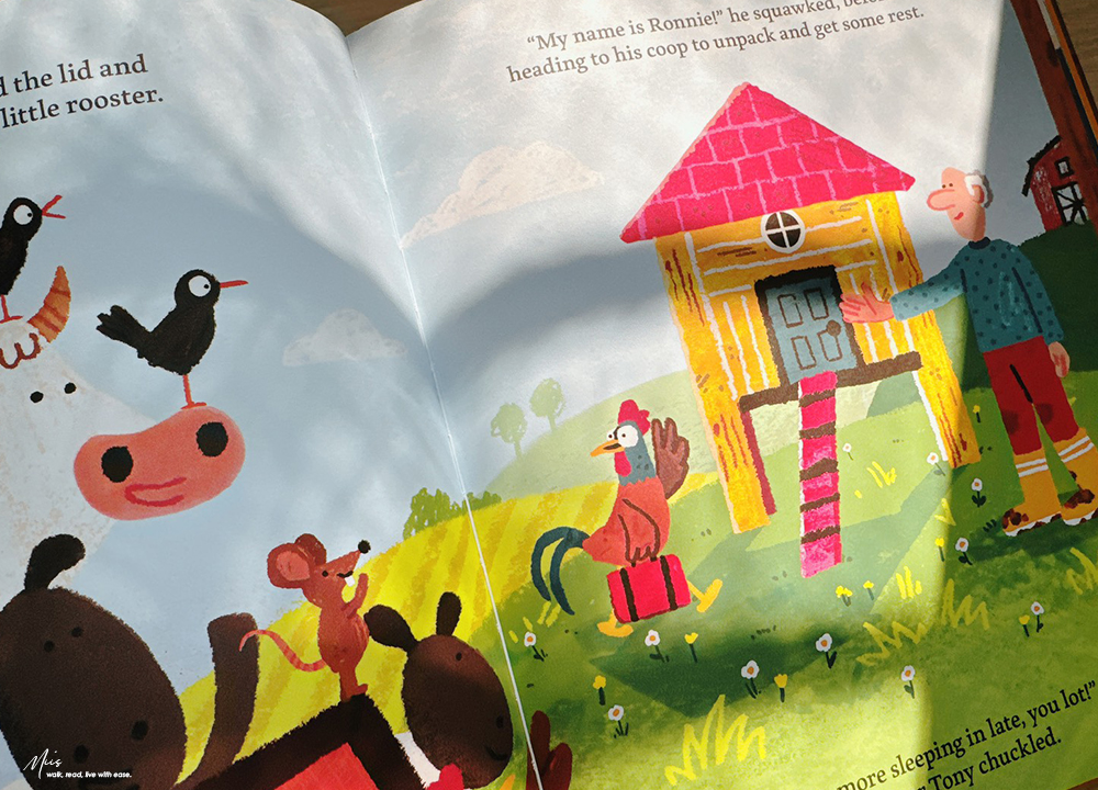 Wrong Time Rooster｜誰說公雞一定會準時？適合3-7歲｜關於挫折、同理心不內耗的幽默繪本