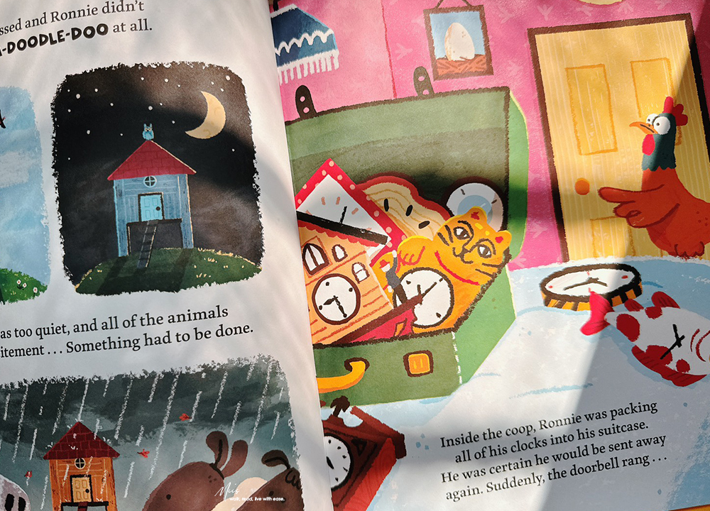 Wrong Time Rooster｜誰說公雞一定會準時？適合3-7歲｜關於挫折、同理心不內耗的幽默繪本