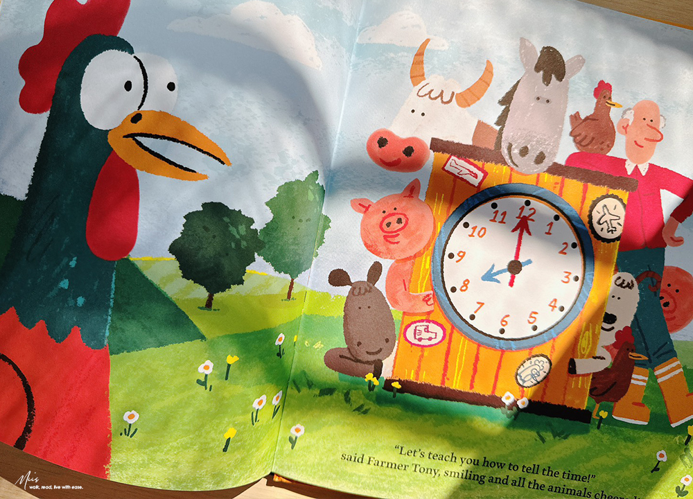 Wrong Time Rooster｜誰說公雞一定會準時？適合3-7歲｜關於挫折、同理心不內耗的幽默繪本