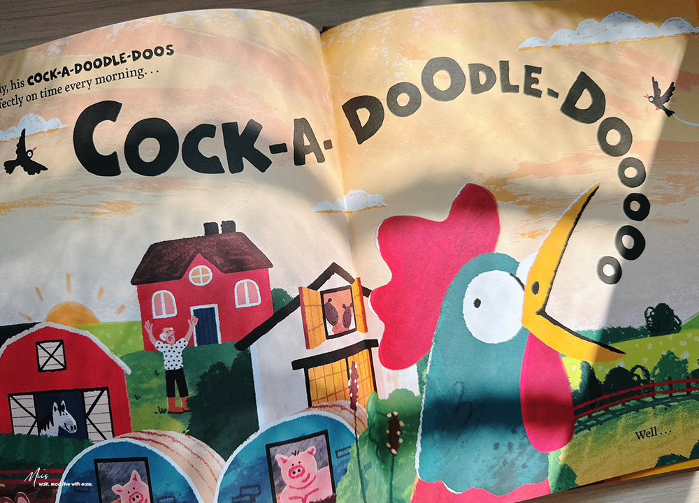 Wrong Time Rooster｜誰說公雞一定會準時？適合3-7歲｜關於挫折、同理心不內耗的幽默繪本