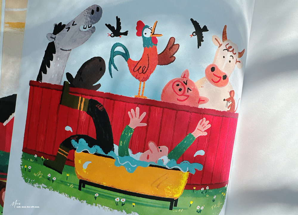 Wrong Time Rooster｜誰說公雞一定會準時？適合3-7歲｜關於挫折、同理心不內耗的幽默繪本