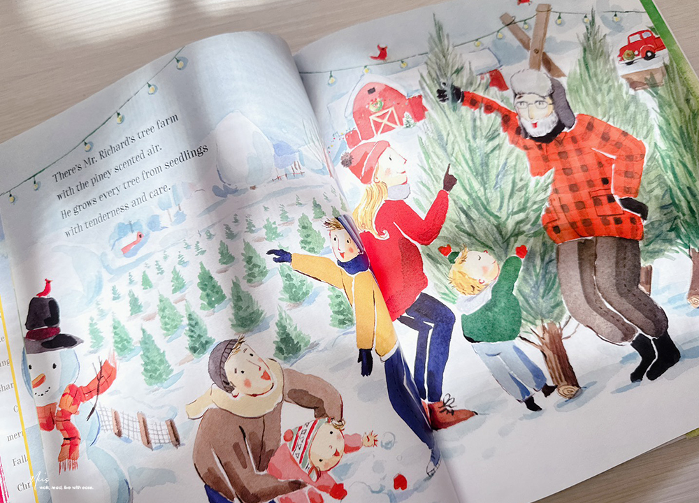 The Magic of a Small Town Christmas｜從挑聖誕樹到暖心大餐，跟著小鎮孩子一起烘焙、佈置的溫馨聖誕繪本