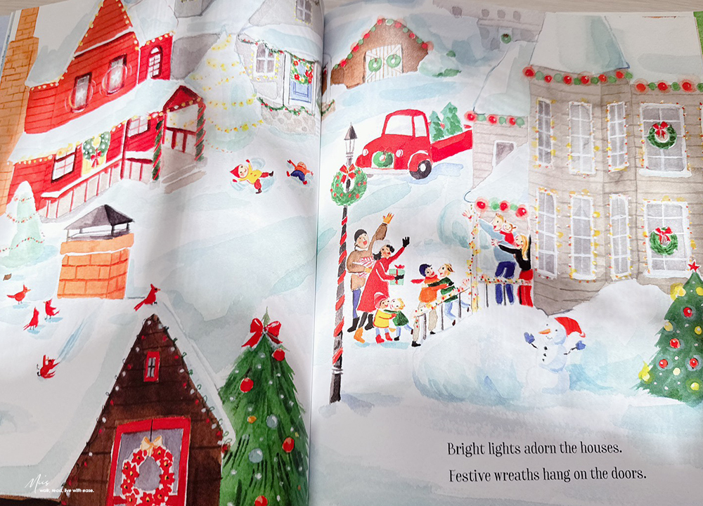 The Magic of a Small Town Christmas｜從挑聖誕樹到暖心大餐，跟著小鎮孩子一起烘焙、佈置的溫馨聖誕繪本