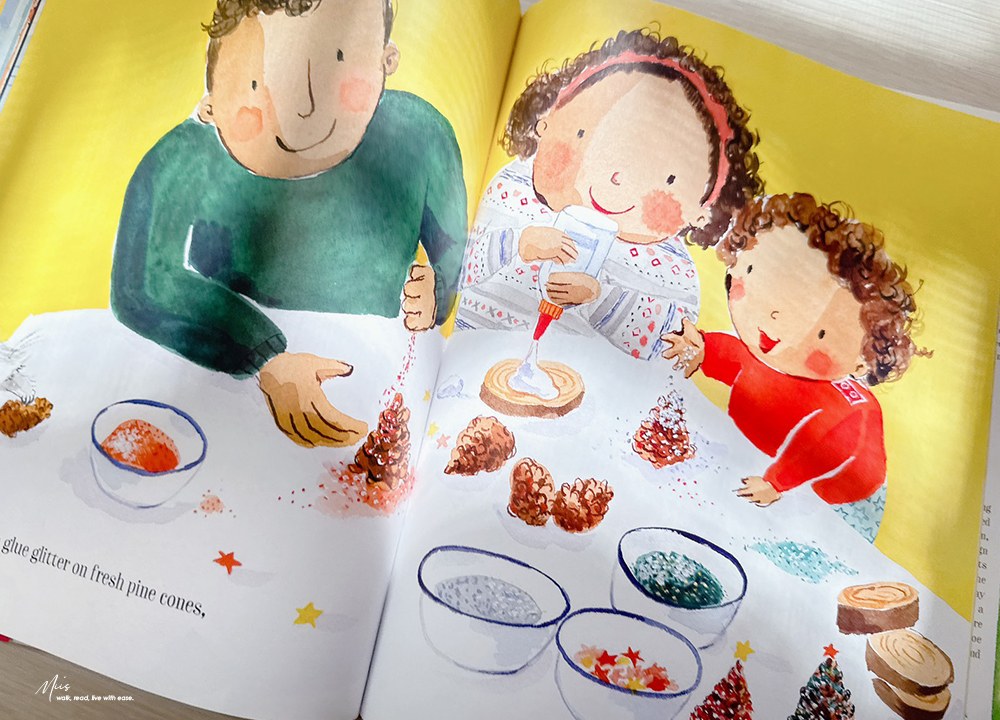 The Magic of a Small Town Christmas｜從挑聖誕樹到暖心大餐，跟著小鎮孩子一起烘焙、佈置的溫馨聖誕繪本