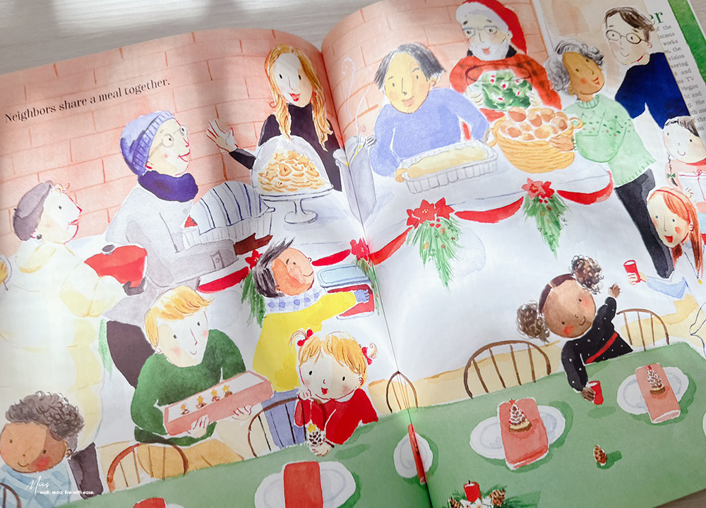 The Magic of a Small Town Christmas｜從挑聖誕樹到暖心大餐，跟著小鎮孩子一起烘焙、佈置的溫馨聖誕繪本