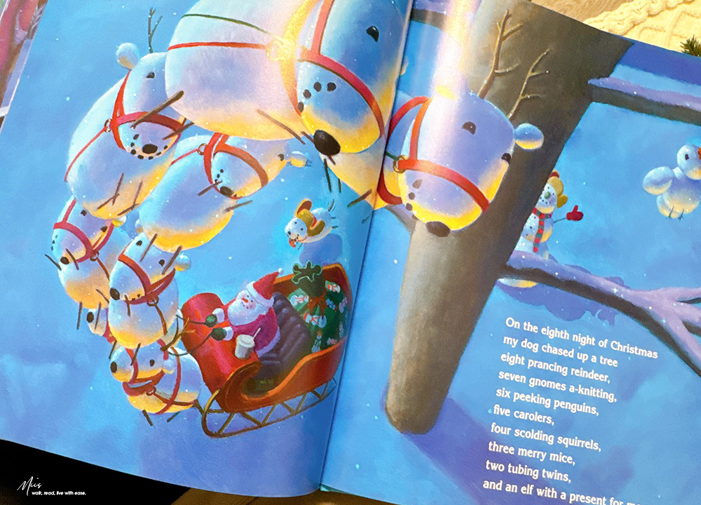 Snowmen’s Twelve Nights of Christmas｜適合初學共讀，聖誕夜裡最瘋狂的雪人大遊行，用押韻重複句型，自然感受語感節奏