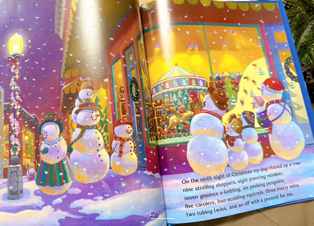 Snowmen’s Twelve Nights of Christmas｜適合初學共讀，聖誕夜裡最瘋狂的雪人大遊行，用押韻重複句型，自然感受語感節奏
