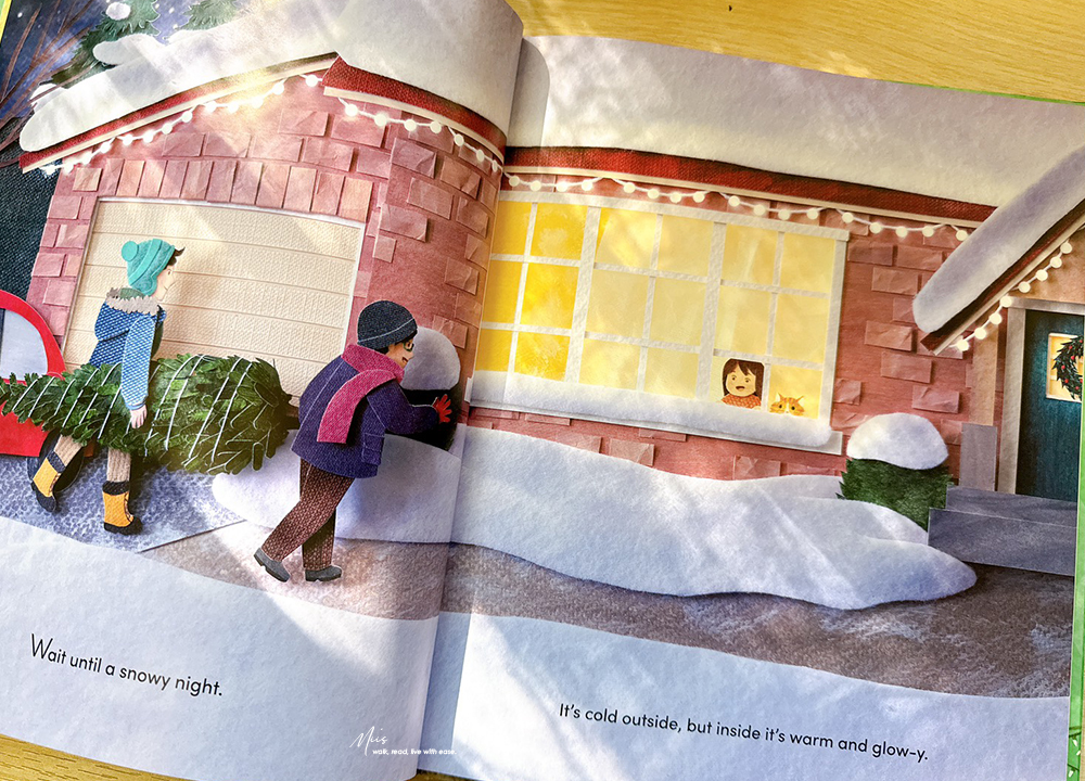 聖誕節英文繪本推薦｜How to Decorate a Christmas Tree，4–8 歲最有儀式感的聖誕繪本，層疊紙藝打造的溫暖場景