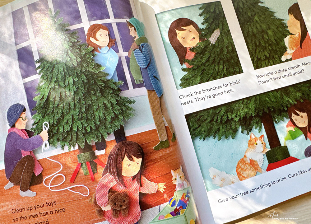 聖誕節英文繪本推薦｜How to Decorate a Christmas Tree，4–8 歲最有儀式感的聖誕繪本，層疊紙藝打造的溫暖場景