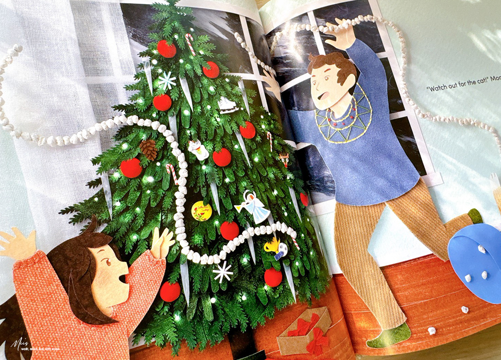 聖誕節英文繪本推薦｜How to Decorate a Christmas Tree，4–8 歲最有儀式感的聖誕繪本，層疊紙藝打造的溫暖場景