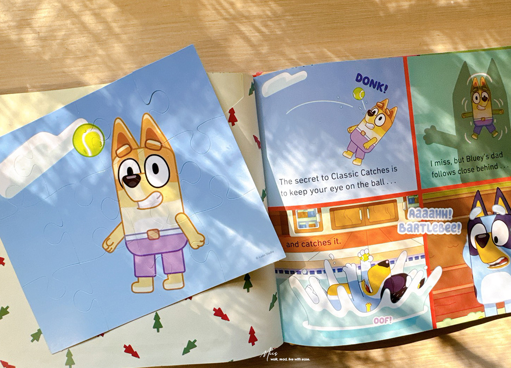 超值聖誕禮物書|Bluey:Bartlebee’s First Christmas|除了故事還有五份驚喜小禮物,生活化英語句型從動畫走進繪本裡 - 第8張圖 超值聖誕禮物書|Bluey:Bartlebee’s First Christmas|除了故事還有五份驚喜小禮物,生活化英語句型從動畫走進繪本裡