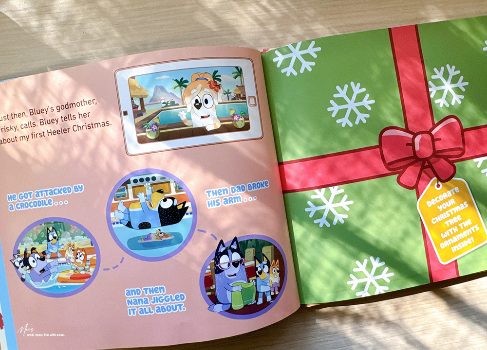 超值聖誕禮物書|Bluey:Bartlebee’s First Christmas|除了故事還有五份驚喜小禮物,生活化英語句型從動畫走進繪本裡 - 第11張圖 超值聖誕禮物書|Bluey:Bartlebee’s First Christmas|除了故事還有五份驚喜小禮物,生活化英語句型從動畫走進繪本裡