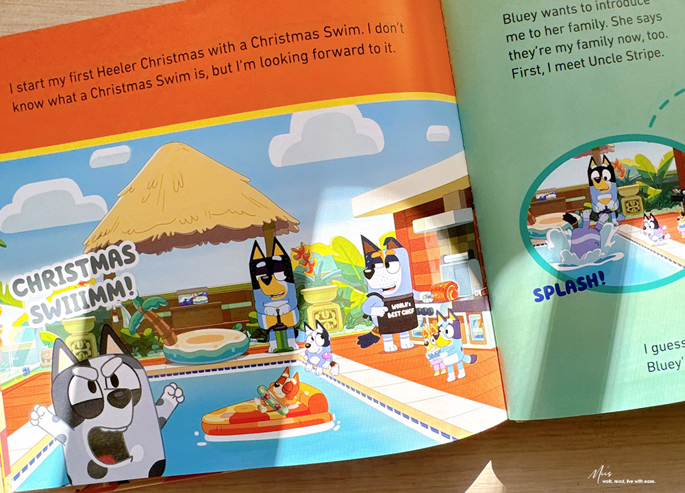 超值聖誕禮物書|Bluey:Bartlebee’s First Christmas|除了故事還有五份驚喜小禮物,生活化英語句型從動畫走進繪本裡 - 第5張圖 超值聖誕禮物書|Bluey:Bartlebee’s First Christmas|除了故事還有五份驚喜小禮物,生活化英語句型從動畫走進繪本裡