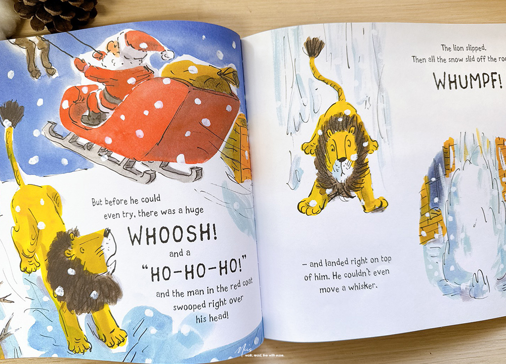 How to Hide a Lion at Christmas|有獅子陪伴的聖誕節,讓友誼溫暖寒冷的雪季,適合初讀者練習敘事與理解情感的繪本 - 第12張圖 How to Hide a Lion at Christmas|有獅子陪伴的聖誕節,讓友誼溫暖寒冷的雪季,適合初讀者練習敘事與理解情感的繪本