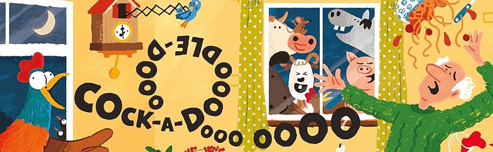 Wrong Time Rooster｜誰說公雞一定會準時？適合3-7歲｜關於挫折、同理心不內耗的幽默繪本