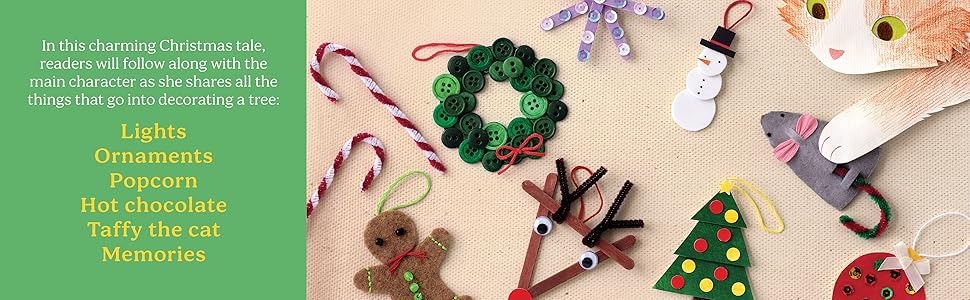 聖誕節英文繪本推薦｜How to Decorate a Christmas Tree，4–8 歲最有儀式感的聖誕繪本，層疊紙藝打造的溫暖場景