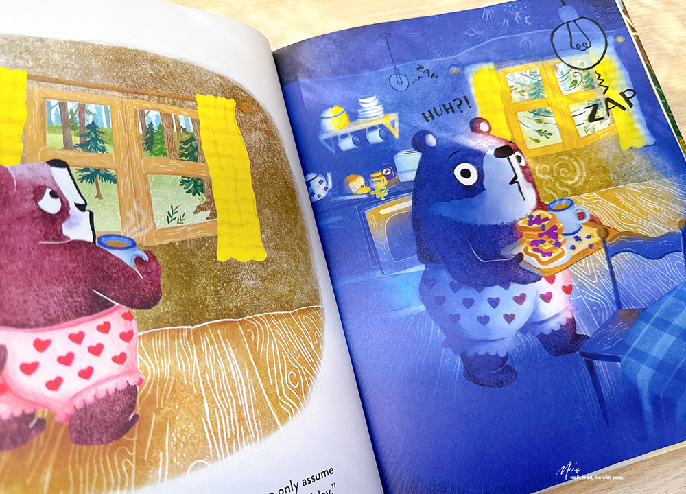 情緒管理繪本推薦|Everything’s Wrong!|當一切都亂了套,幽默是面對挫折最強大的超能力!(熊熊和野兔系列3) - 第2張圖 情緒管理繪本推薦|Everything’s Wrong!|當一切都亂了套,幽默是面對挫折最強大的超能力!(熊熊和野兔系列3)