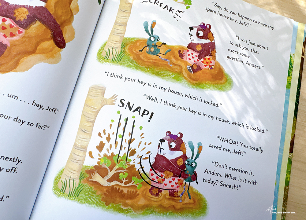 情緒管理繪本推薦|Everything’s Wrong!|當一切都亂了套,幽默是面對挫折最強大的超能力!(熊熊和野兔系列3) - 第8張圖 情緒管理繪本推薦|Everything’s Wrong!|當一切都亂了套,幽默是面對挫折最強大的超能力!(熊熊和野兔系列3)