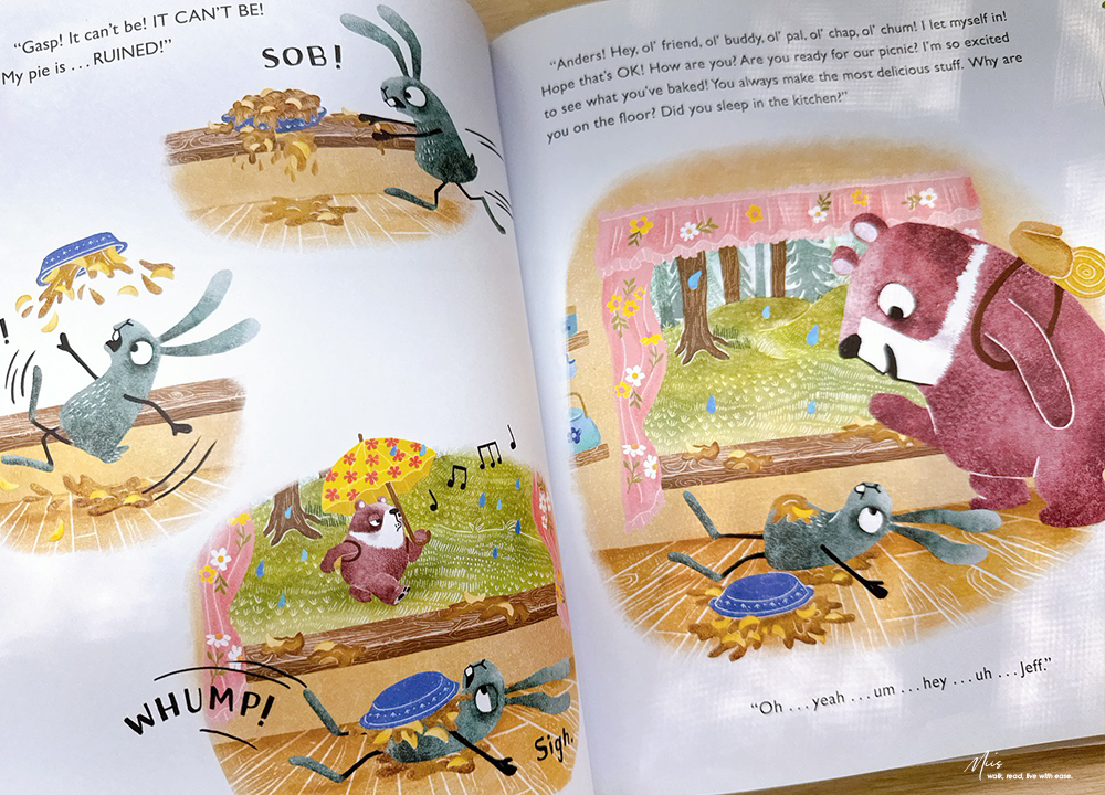 Nothing’s Wrong!｜適合4–8歲｜明明有事卻說沒事？讀懂友誼中的體貼，學習處理挫折的方式 (熊熊和野兔系列2）