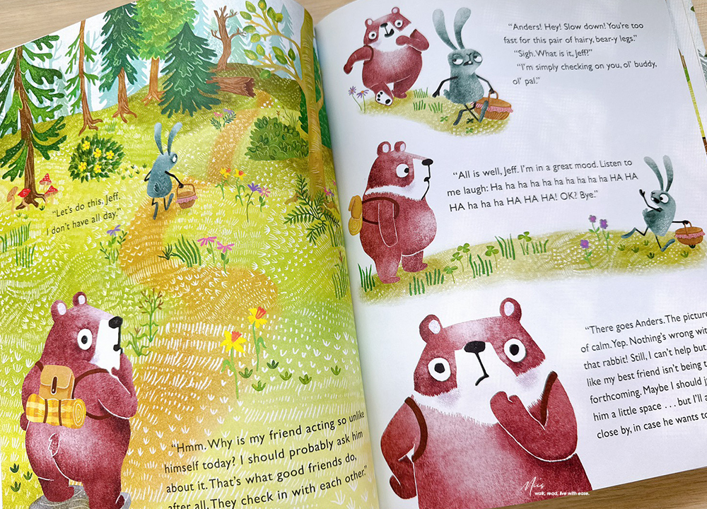 Nothing’s Wrong!｜適合4–8歲｜明明有事卻說沒事？讀懂友誼中的體貼，學習處理挫折的方式 (熊熊和野兔系列2）