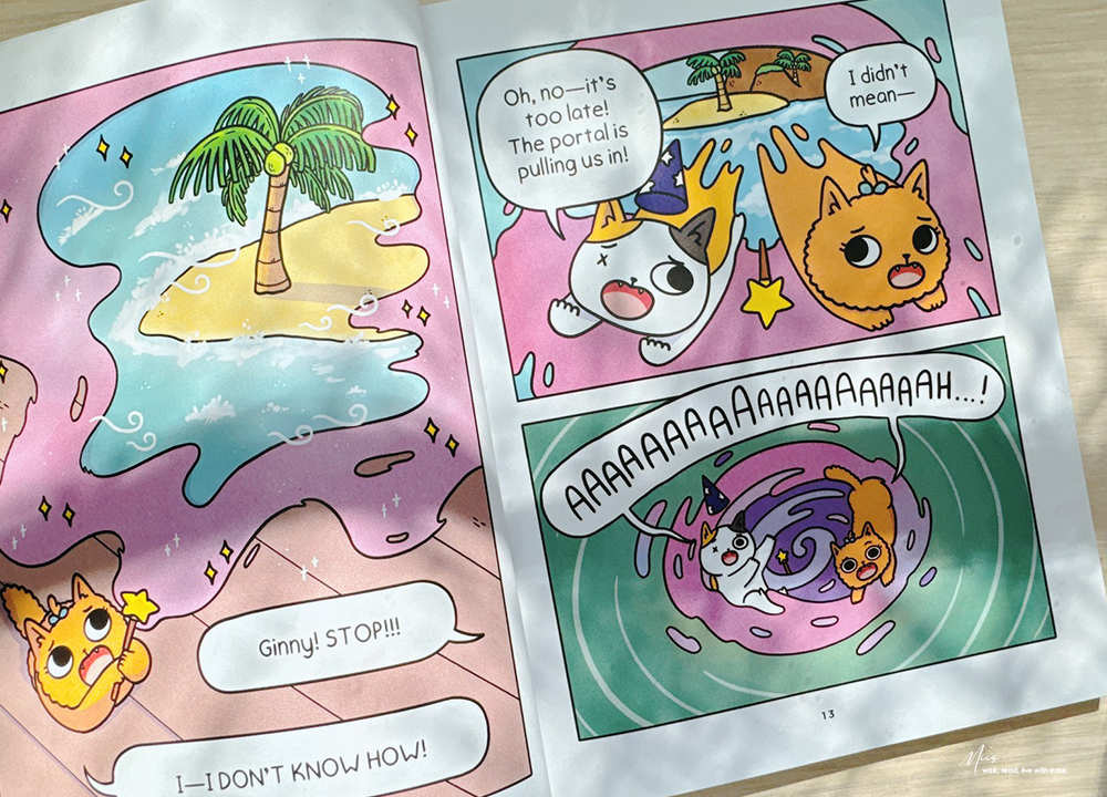 入門級奇幻冒險圖像小說推薦|Cat & Cat Adventures 貓咪、魔法與無限零食冒險旅程!適合6-10歲 - 第4張圖 入門級奇幻冒險圖像小說推薦|Cat & Cat Adventures 貓咪、魔法與無限零食冒險旅程!適合6-10歲