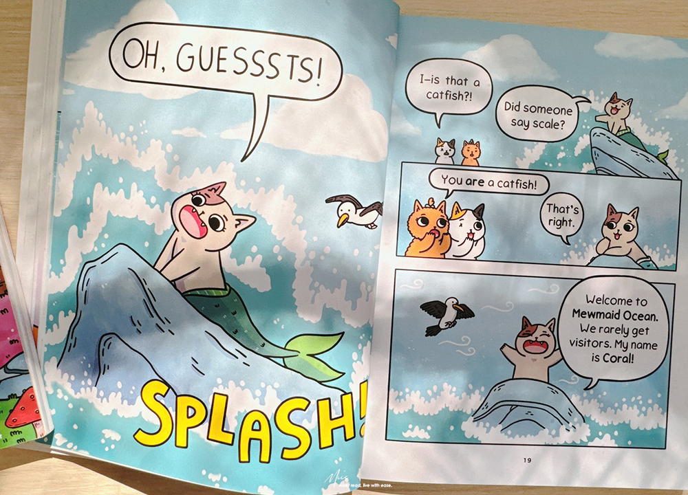 入門級奇幻冒險圖像小說推薦|Cat & Cat Adventures 貓咪、魔法與無限零食冒險旅程!適合6-10歲 - 第5張圖 入門級奇幻冒險圖像小說推薦|Cat & Cat Adventures 貓咪、魔法與無限零食冒險旅程!適合6-10歲