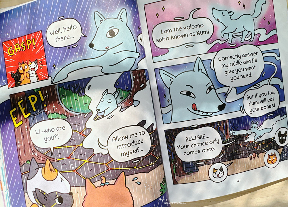 入門級奇幻冒險圖像小說推薦|Cat & Cat Adventures 貓咪、魔法與無限零食冒險旅程!適合6-10歲 - 第6張圖 入門級奇幻冒險圖像小說推薦|Cat & Cat Adventures 貓咪、魔法與無限零食冒險旅程!適合6-10歲