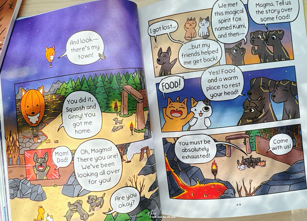 入門級奇幻冒險圖像小說推薦|Cat & Cat Adventures 貓咪、魔法與無限零食冒險旅程!適合6-10歲 - 第7張圖 入門級奇幻冒險圖像小說推薦|Cat & Cat Adventures 貓咪、魔法與無限零食冒險旅程!適合6-10歲