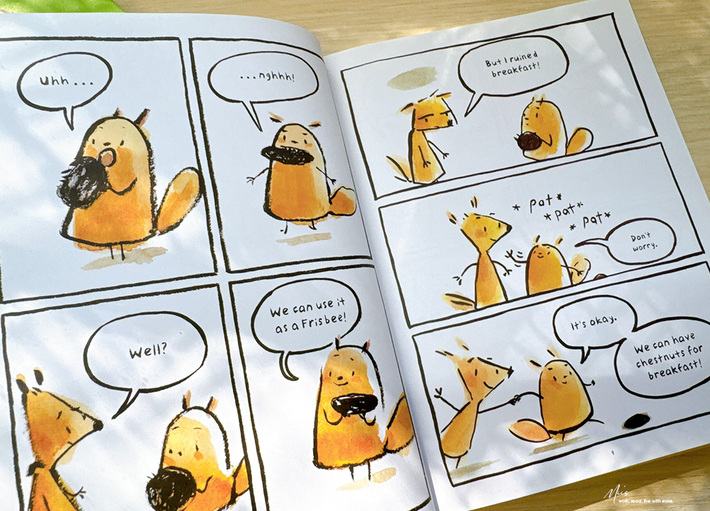 適合4-8歲,入門級圖像小說|Norma and Belly 系列|為了美食努力不懈的兩隻松鼠,邊讀邊笑的橋樑書推薦 - 第5張圖 適合4-8歲,入門級圖像小說|Norma and Belly 系列|為了美食努力不懈的兩隻松鼠,邊讀邊笑的橋樑書推薦