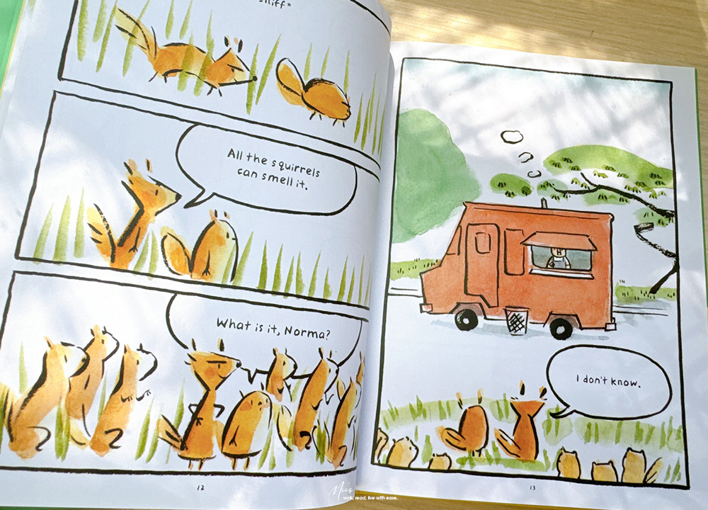 適合4-8歲,入門級圖像小說|Norma and Belly 系列|為了美食努力不懈的兩隻松鼠,邊讀邊笑的橋樑書推薦 - 第6張圖 適合4-8歲,入門級圖像小說|Norma and Belly 系列|為了美食努力不懈的兩隻松鼠,邊讀邊笑的橋樑書推薦