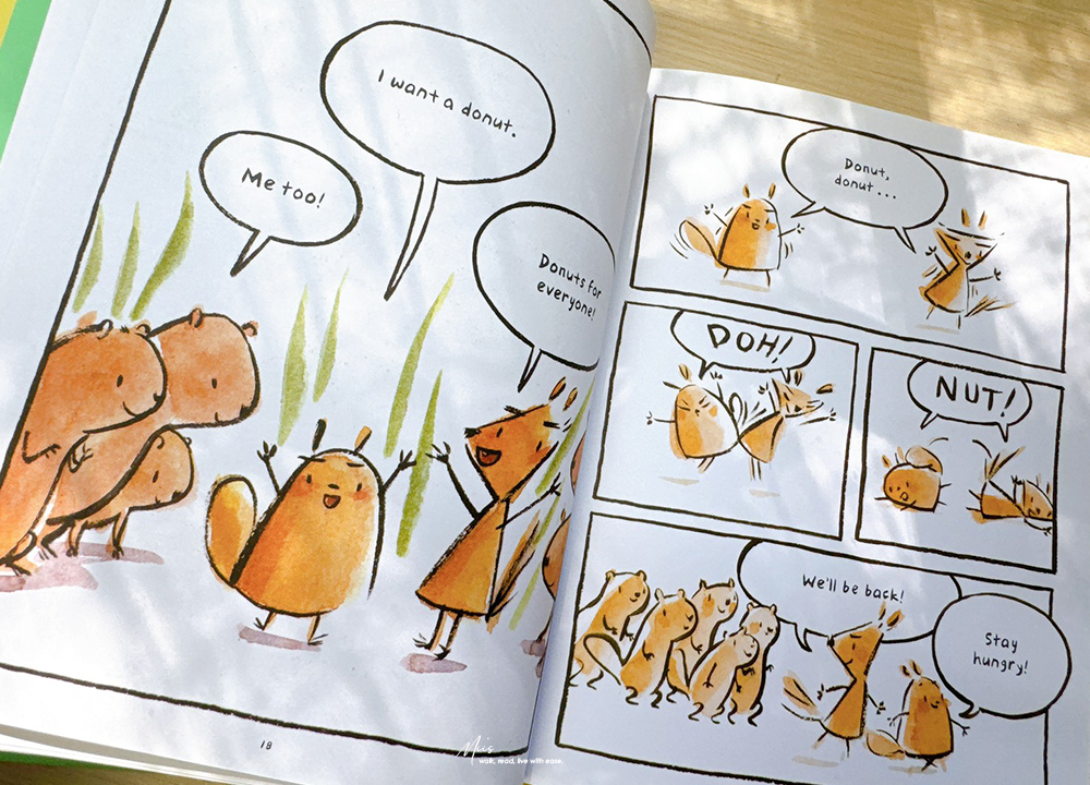 適合4-8歲,入門級圖像小說|Norma and Belly 系列|為了美食努力不懈的兩隻松鼠,邊讀邊笑的橋樑書推薦 - 第8張圖 適合4-8歲,入門級圖像小說|Norma and Belly 系列|為了美食努力不懈的兩隻松鼠,邊讀邊笑的橋樑書推薦