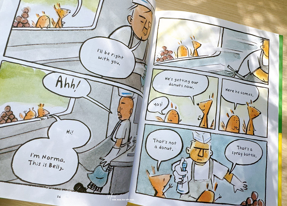 適合4-8歲,入門級圖像小說|Norma and Belly 系列|為了美食努力不懈的兩隻松鼠,邊讀邊笑的橋樑書推薦 - 第9張圖 適合4-8歲,入門級圖像小說|Norma and Belly 系列|為了美食努力不懈的兩隻松鼠,邊讀邊笑的橋樑書推薦