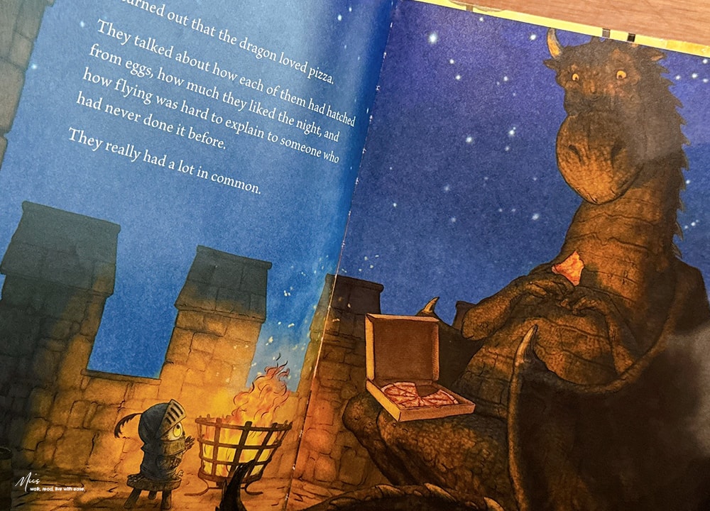 凱迪克榮譽獎繪本|Knight Owl|身材小也沒問題,力量不是唯一答案,腦袋裡的東西才是關鍵(中古世紀騎士風格) - 第9張圖 凱迪克榮譽獎繪本|Knight Owl|身材小也沒問題,力量不是唯一答案,腦袋裡的東西才是關鍵(中古世紀騎士風格)