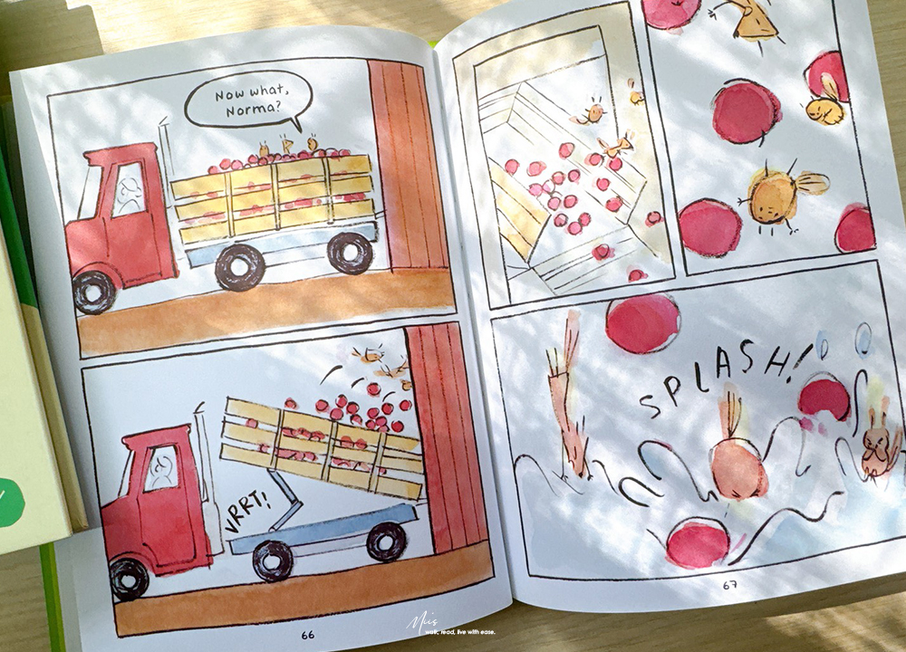 適合4-8歲,入門級圖像小說|Norma and Belly 系列|為了美食努力不懈的兩隻松鼠,邊讀邊笑的橋樑書推薦 - 第24張圖 適合4-8歲,入門級圖像小說|Norma and Belly 系列|為了美食努力不懈的兩隻松鼠,邊讀邊笑的橋樑書推薦