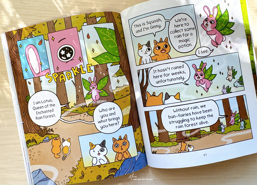 入門級奇幻冒險圖像小說推薦|Cat & Cat Adventures 貓咪、魔法與無限零食冒險旅程!適合6-10歲 - 第8張圖 入門級奇幻冒險圖像小說推薦|Cat & Cat Adventures 貓咪、魔法與無限零食冒險旅程!適合6-10歲