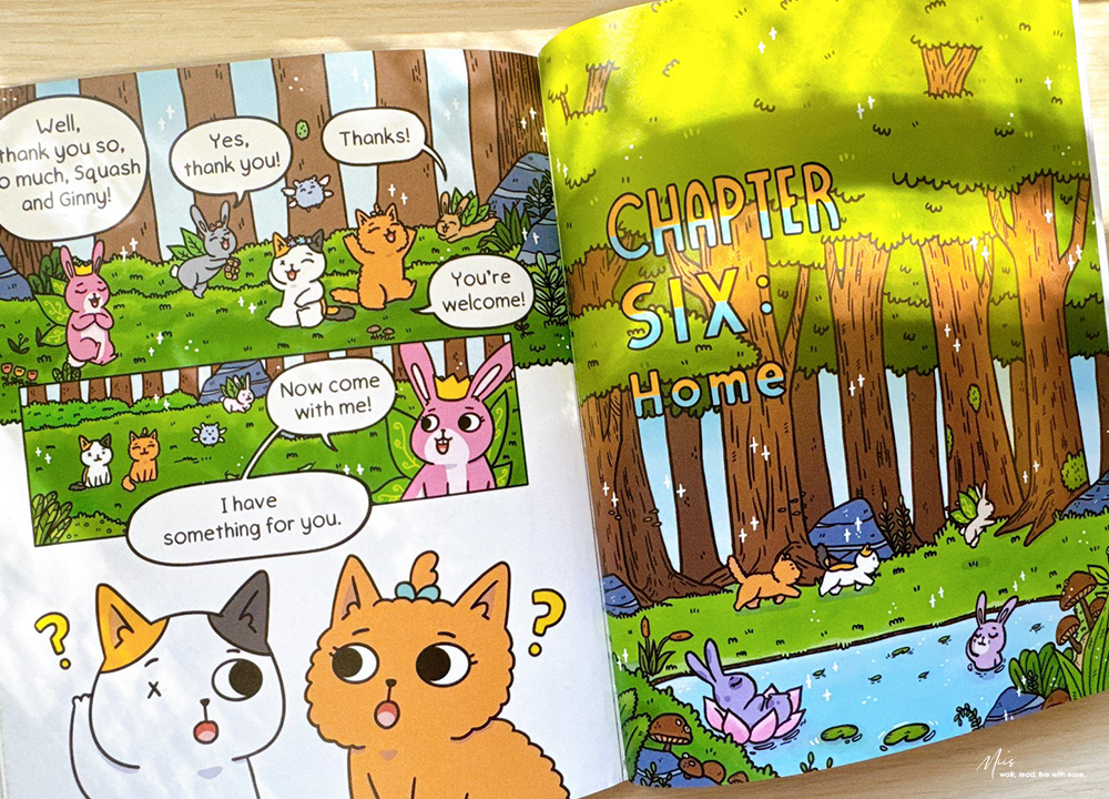 入門級奇幻冒險圖像小說推薦|Cat & Cat Adventures 貓咪、魔法與無限零食冒險旅程!適合6-10歲 - 第9張圖 入門級奇幻冒險圖像小說推薦|Cat & Cat Adventures 貓咪、魔法與無限零食冒險旅程!適合6-10歲