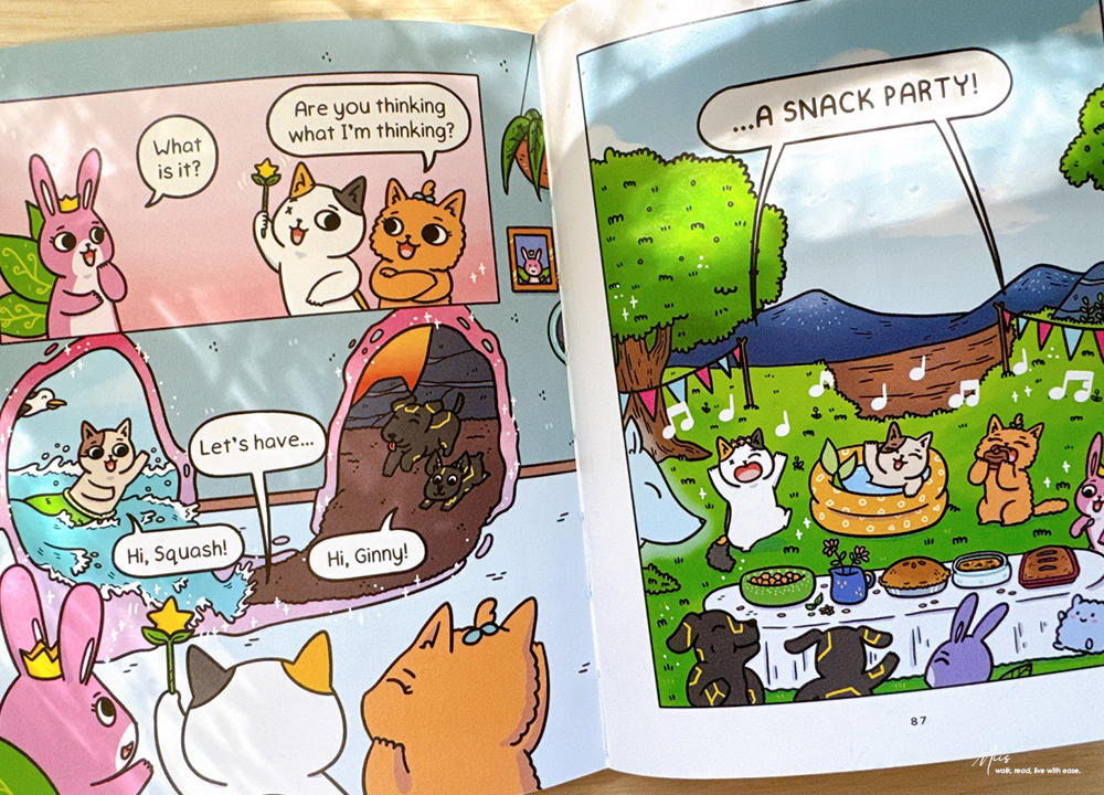 入門級奇幻冒險圖像小說推薦|Cat & Cat Adventures 貓咪、魔法與無限零食冒險旅程!適合6-10歲 - 第10張圖 入門級奇幻冒險圖像小說推薦|Cat & Cat Adventures 貓咪、魔法與無限零食冒險旅程!適合6-10歲