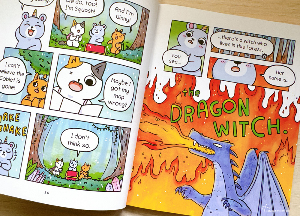 入門級奇幻冒險圖像小說推薦|Cat & Cat Adventures 貓咪、魔法與無限零食冒險旅程!適合6-10歲 - 第13張圖 入門級奇幻冒險圖像小說推薦|Cat & Cat Adventures 貓咪、魔法與無限零食冒險旅程!適合6-10歲