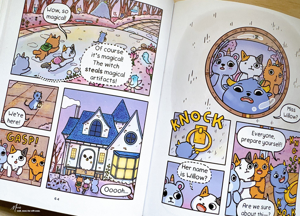 入門級奇幻冒險圖像小說推薦|Cat & Cat Adventures 貓咪、魔法與無限零食冒險旅程!適合6-10歲 - 第15張圖 入門級奇幻冒險圖像小說推薦|Cat & Cat Adventures 貓咪、魔法與無限零食冒險旅程!適合6-10歲