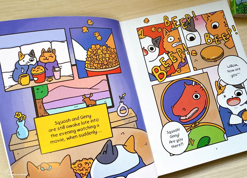 入門級奇幻冒險圖像小說推薦|Cat & Cat Adventures 貓咪、魔法與無限零食冒險旅程!適合6-10歲 - 第17張圖 入門級奇幻冒險圖像小說推薦|Cat & Cat Adventures 貓咪、魔法與無限零食冒險旅程!適合6-10歲